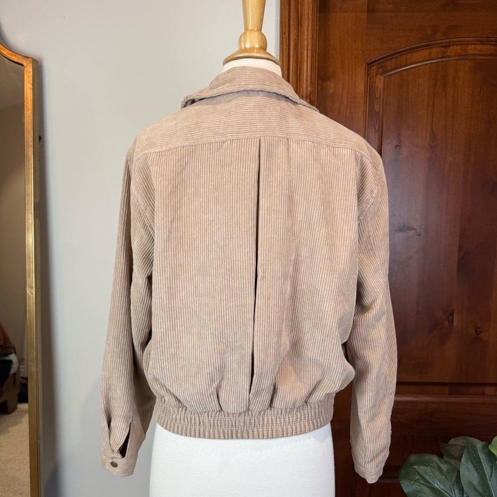Anthropologie Beige Corduroy Utility Jacket - Picture 7 of 15